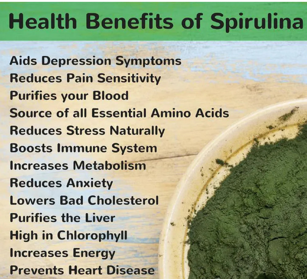 ORGANIC SPIRULINA - ESPIRULINA ORGANICA  4oz 255g